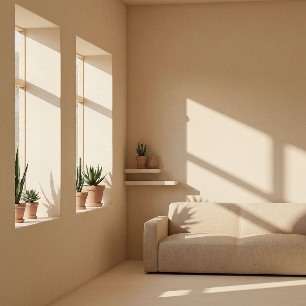 Clay Plaster Living Room